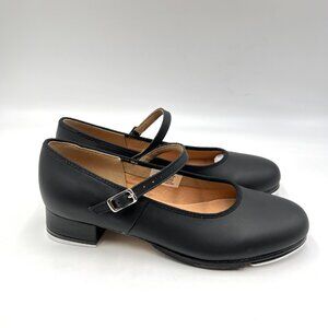 6.5N 6.5 NARROW WIDTH Bloch S0302L Tap On‎ Black Leather Mary Jane Dance Shoes